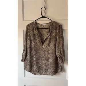 Snakeskin blouse